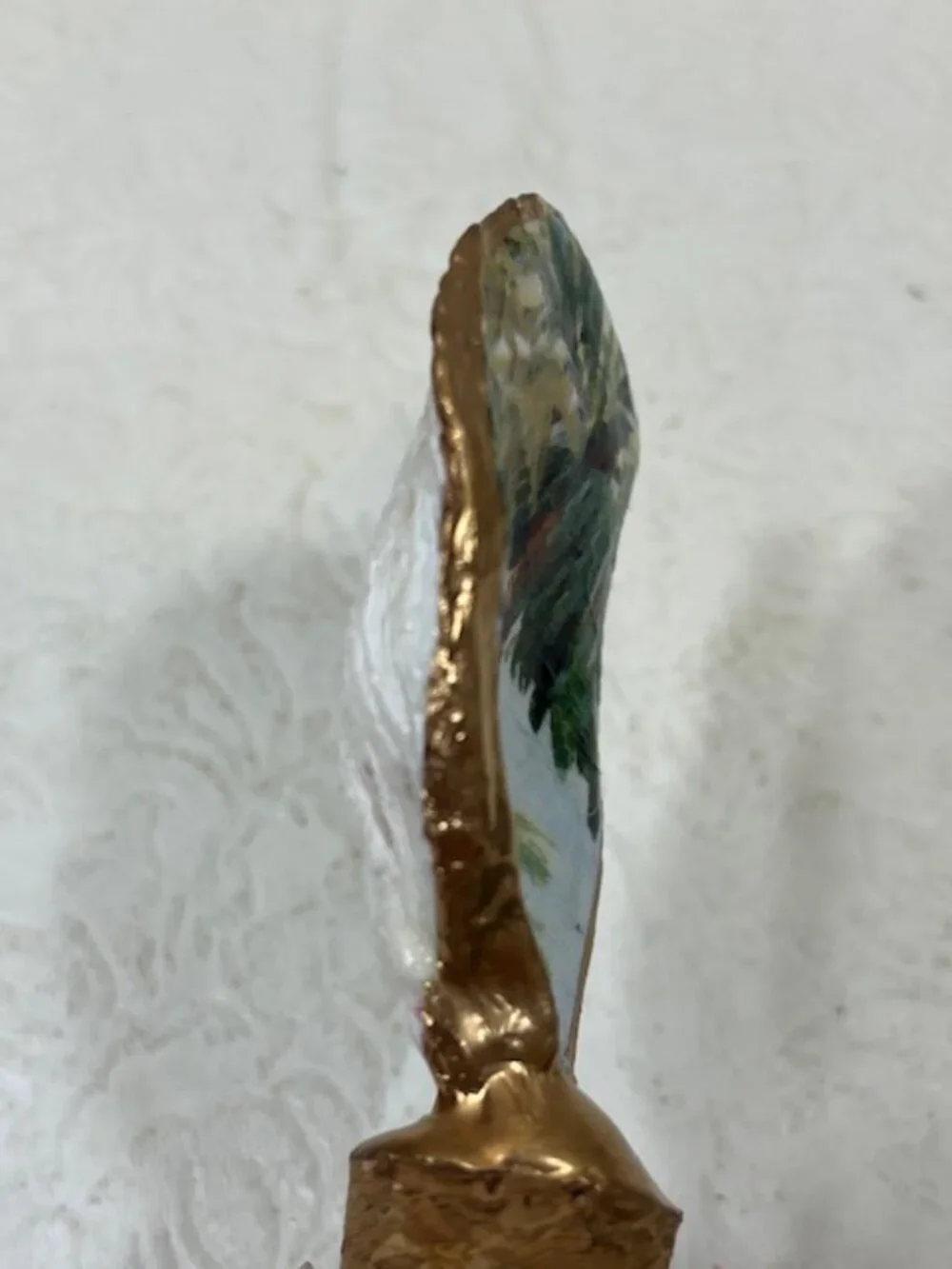 Handcrafted natural decoupage